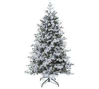 Sapin de Noël Artificiel Vert floqué enneigé qualité Premium H 210 cm - Feeric Christmas