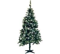 Sapin de noel artificiel vert pointes blanches - 2.10m Christmas Day 4179 vert G