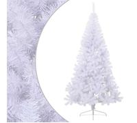 Sapin de Noël artificiel - vidaXL - 180 cm - Blanc - Demi-sapin - PVC