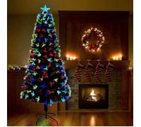 Sapin de Noël artificiel - VIDAXL - 210 cm - PVC - Vert - Intérieur/Extérieur abrité