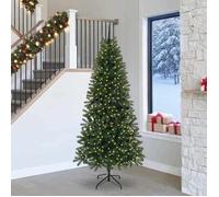 Sapin de Noël artificiel - vidaXL - 240 cm - 300 LED - PE et PVC - Ignifuge