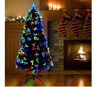 vidaXL Sapin de Noël Artificiel Vert 120 cm PVC, Salon, Sapin Festif, déco Art déco, résistant à l'eau, Parfait pour intérieur et extérieur