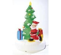 Sapin de Noël autogonflant rotatif, 150 cm