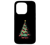 Sapin de Noël avec Inscription « Football » Coque pour iPhone 15 Pro