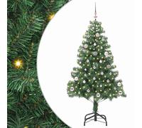 Sapin de Noël avec support Acier Décoration Saisonnière vacances LED vidaXL vida