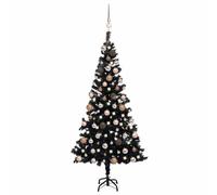 Sapin de Noël avec support Acier Décoration Saisonnière vacances LED vidaXL vida