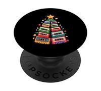 Sapin De Noël Cassette Vieille École Hip Hop PopSockets PopGrip Adhésif