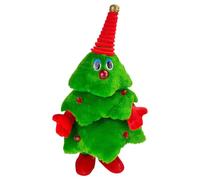 Sapin de Noël chantant et dansant - Décorations de Noël musicales animées avec des peluches mignonnes | Pièce maîtresse festive à piles pour , salon, chambre, bureau et fée
