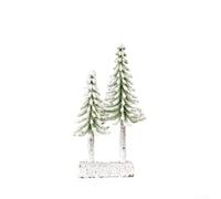 Sapin de Noël compact pour petits espaces (B) | Aspect cèdre réaliste, branches floquées, détails d'aiguille de pin, vacances authentiques pour une ambiance vive