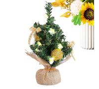 Sapin De Noël De Table | Décoration Saisonnière Éclairée - Pièce Maîtresse de Table pour Les Fêtes,pour Appartement Maison Magasin Dortoir Chambre Salon De Chevet Étagère Bibliothèque