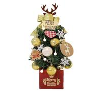 Sapin de Noël de Table | Figurines De Décoration Avec Accessoires - Petit Sapin De Noël Artificiel | Pour Un Usage Familial Professionnel Sur Table Domestique En Chambre Lors Des Fêtes Hivernales