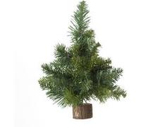 Sapin de Noël déco de table Blooming - 18 x 26 cm - Vert Vert G