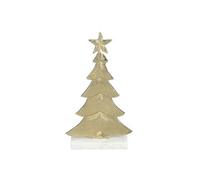 Sapin de Noël décoratif Mica Decorations Or Aluminium H32xl7xL18cm