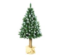 Sapin de Noël Diamond Kiefer artificiel 180 cm avec neige et tronc naturel