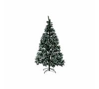 Sapin de Noël DKD Home Decor Blanc Rouge Vert PVC Ananas Enneigé 125 x 125 x 210 cm