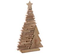 Sapin de Noël en bois flotté - AUBRY GASPARD - Blanc - Adulte - Mixte