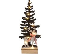 Sapin de Noël en Bois fonctionnant avec des Piles