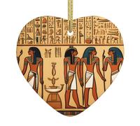 Sapin de Noël en céramique à suspendre avec pendentif YYHWHJDE hiéroglyphes égyptiens antiques décoration centres commerciaux, supermarchés, magasins