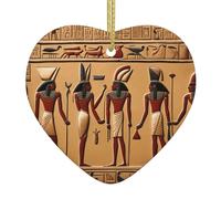 Sapin de Noël en céramique à suspendre avec pendentif YYHWHJDE hiéroglyphes égyptiens antiques décoration centres commerciaux, supermarchés, magasins