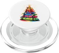 Sapin De Noel en Crayons Arc en Ciel pour Ecole PopSockets PopGrip pour MagSafe