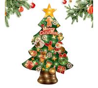 Sapin de Noël en feutre pour avec guirlande lumineuse LED de 3 m