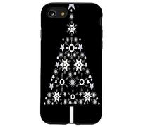 Sapin de Noël en Flocons de Neige et étoiles Coque pour iPhone SE (2020) / 7/8