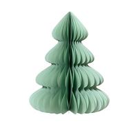 Sapin de Noël en papier Kaemingk avec bordure peinte et fermeture magnétique Vert