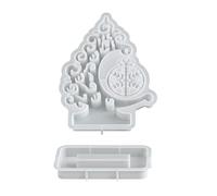 Sapin de Noël en résine avec flocon de neige en silicone pour créer des décorations de Noël uniques en silicone