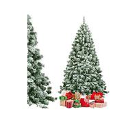 Sapin de Noël Enneigé/Arbre de Noël Artificiel 230CM avec 1346 Branches Aiguilles en PVC230CM