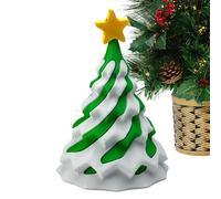 Sapin De Noël Fidget - Conception De Passage Colorée Imprimée En 3D, 5x5x7,5 Cm | Objet De Collection Sensoriel Élégant Pour Garçons, Filles, Adolescents, Adultes, Salle De Classe, Dortoir, Salon, Tab