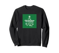Sapin de Noël Flocon de Neige Christmas is Coming Fun Sweatshirt
