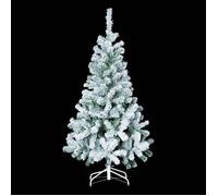 Sapin de noël Fééric Lights & Christmas Sapin de Noël vert 210 cm floqué blanc