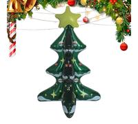 Sapin de Noël gonflable - Sapin de Noël gonflable à l'intérieur | Décoration de jardin | Accessoires de scènes de bijoux de Noël denses pour pelouse du jardin