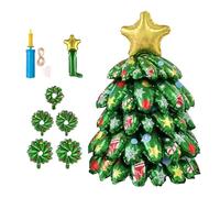 Sapin de Noël Gonflable, Sapin de Noël, présentoir Gonflable en Forme de pin de Dessin animé, lumières LED et Conception Facile à Installer, décoration d'intérieur pour Les Vacances, l'hiver,