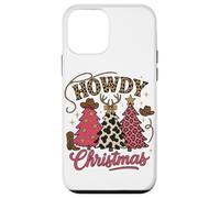 Sapin de Noël Howdy Cowgirl Western Country Women Pink Xmas Coque pour iPhone 12 Mini