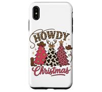 Sapin de Noël Howdy Cowgirl Western Country Women Pink Xmas Coque pour iPhone XS Max