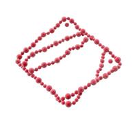 Sapin de Noël imitation baies rouges 275 cm | Guirlande décorative pour sapin de Noël, maison, école, appartement, dortoir, fête de mariage, vacances, jardin, cour