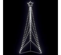 Sapin de Noël LED blanc froid 240 cm, 483 LED, 8 effets de lumière, IP44 pour l'intérieur et l'extérieur, montage facile, décoration festive