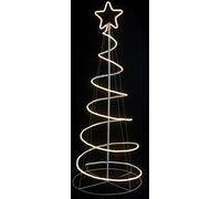 Sapin de Noël LED en spirale, adapté à l'extérieur