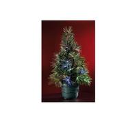 Lunartec Sapin de Noël artificiel lumineux avec fibre optique LED