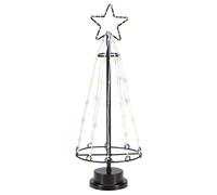 Sapin de Noël lumineux - SPRINGOS - 45 cm - 80 LED multicolores - Métal - Décoration intérieure