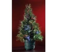 Lunartec Sapin de Noël artificiel lumineux avec fibre optique LED