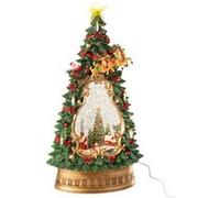 Sapin de Noël Lumineux "Village" 33cm Multicolore Multicolore