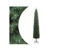 vidaXL Sapin de No?l mince avec support 210 cm PVC