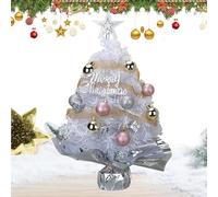 Sapin de Noël Miniature | Décoration pour Les Fêtes,Petit Sapin De Noël Artificiel avec Étoile Au Sommet,pour La Maison, Le Bureau, La Cheminée d'hiver, La Salle, La Table De Fête, Le Centre