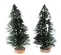 Sapin De Noël Miniature Pour Maison De Poupée 1/12, Fournitures De Décoration, Petit Arbre De Pin, Diy Bricolage, 2 Pièces