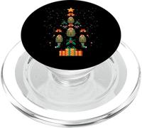 Sapin de Noël Pharaon King Tut Égypte Ancienne PopSockets PopGrip pour MagSafe