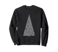 Sapin de Noël Pi Maths Chiffres Nerd Noël Sweatshirt