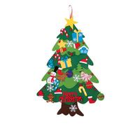 Sapin de Noël - PTIT CLOWN - 67 x 100 cm - Multicolore - Décorations en feutrine - À suspendre