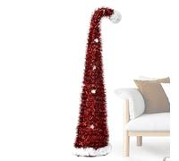 Sapin de Noël - Rétractable de 1,8 m - Mini réaliste de table - Décoration de table de Noël - Pin décoratif - Petit arbre à feuilles persistantes festif | pa